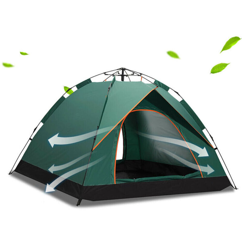 Camping Tent Waterproof Outdoor 2-3 Persons  Automatic Double Layer Pop up