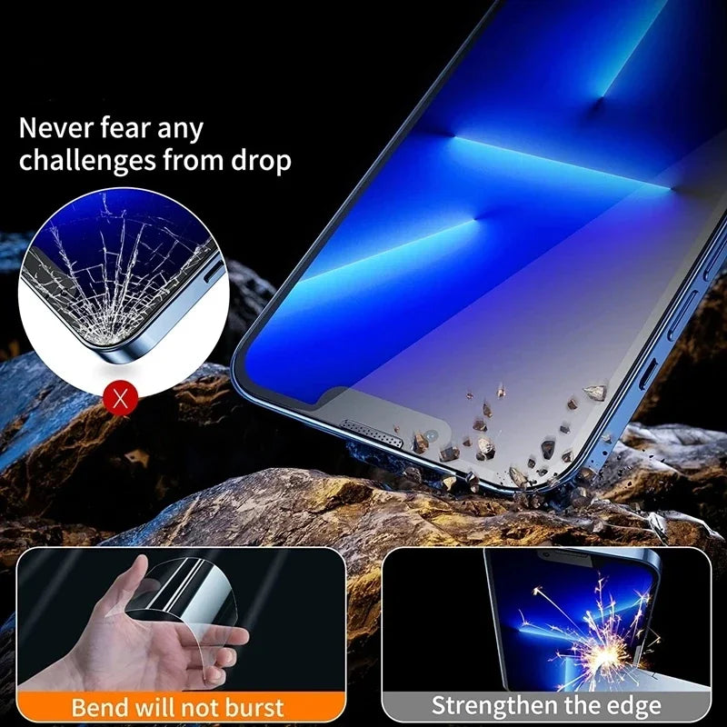 Tempered Glass for iphone Various Models  & Privacy Screen Protector 3Pcs 8K High End Easy Installation