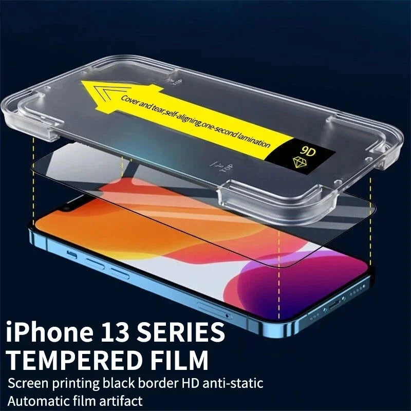 Tempered Glass for iphone Various Models  & Privacy Screen Protector 3Pcs 8K High End Easy Installation