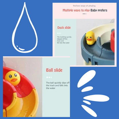 Baby Bath Duck Splashy Track Adventure: Bathing Toy for Kids