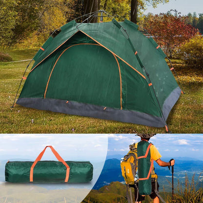 Camping Tent Waterproof Outdoor 2-3 Persons  Automatic Double Layer Pop up