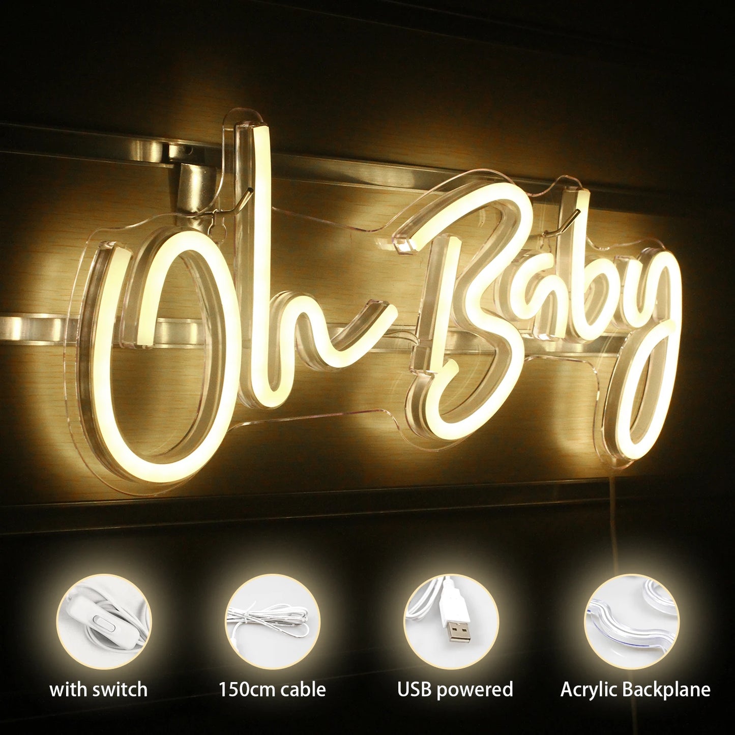 Customised Neon LED Light Logos & Signs