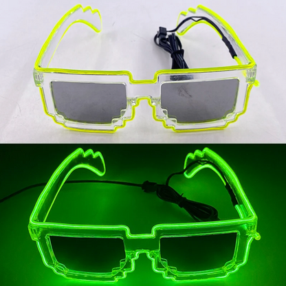 Neon LED Party Glasses Glow in the Dark for Kids & Adults