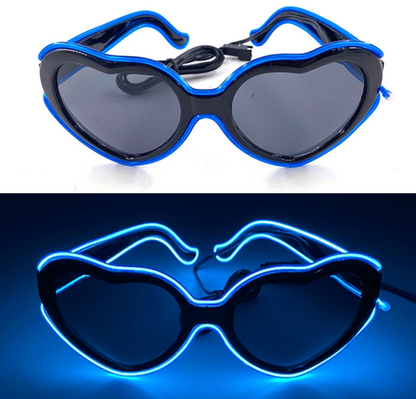 Neon LED Party Glasses Glow in the Dark for Kids & Adults