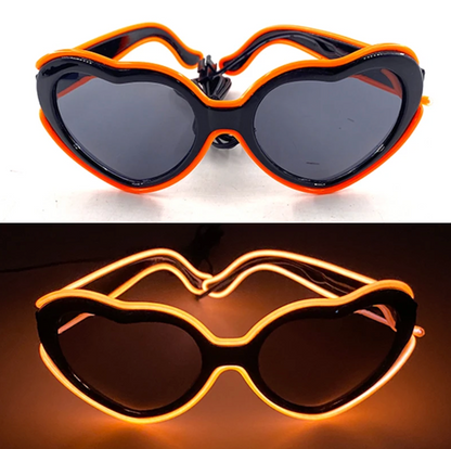 Neon LED Party Glasses Glow in the Dark for Kids & Adults