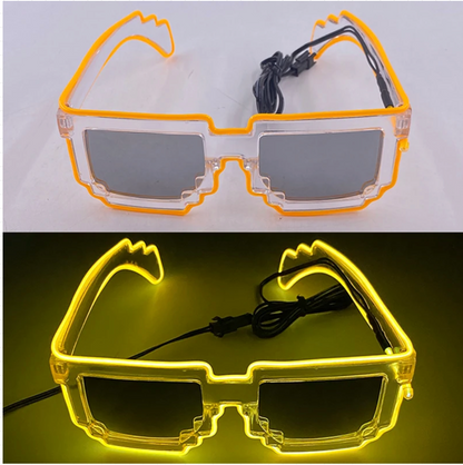 Neon LED Party Glasses Glow in the Dark for Kids & Adults