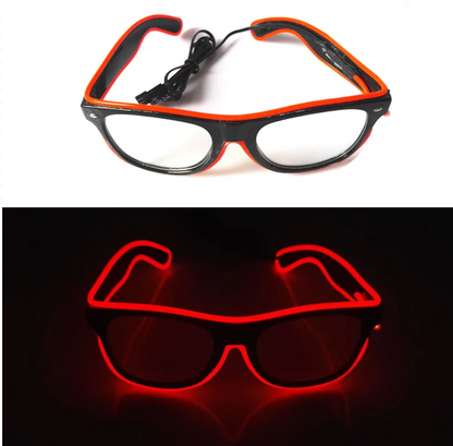 Neon LED Party Glasses Glow in the Dark for Kids & Adults