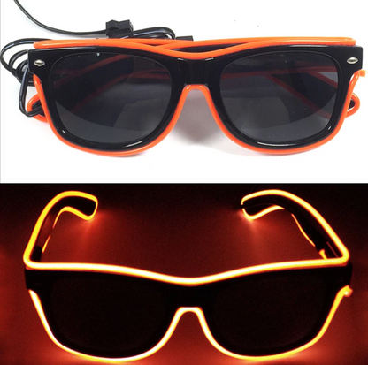 Neon LED Party Glasses Glow in the Dark for Kids & Adults