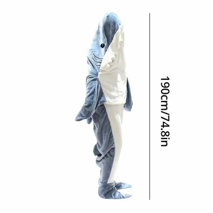 Shark Warm & Soft Hooded Playsuit