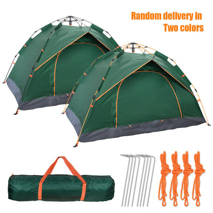 Camping Tent Waterproof Outdoor 2-3 Persons  Automatic Double Layer Pop up